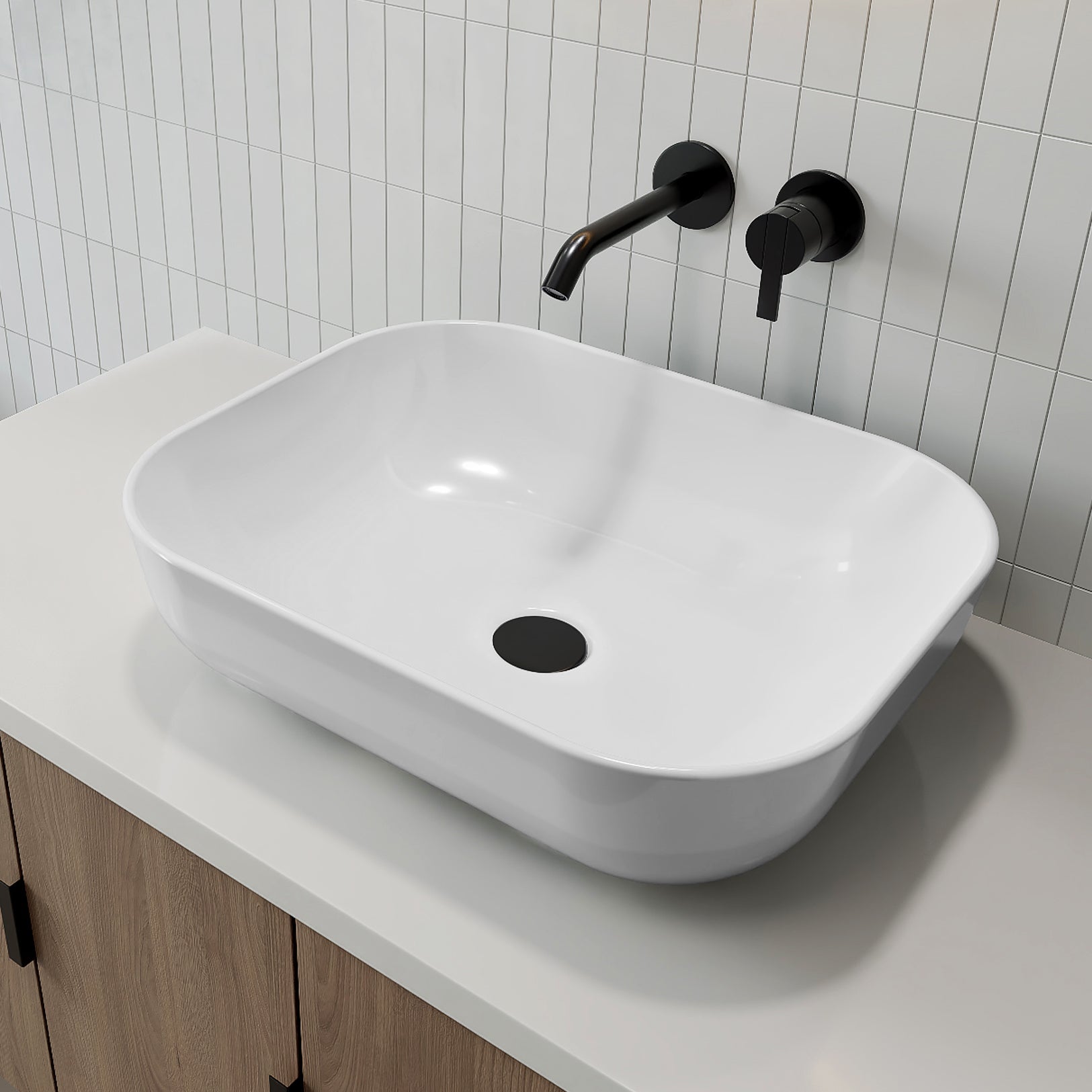 SOTOMO MJ-6128 Modern Rectangular Vessel Sink