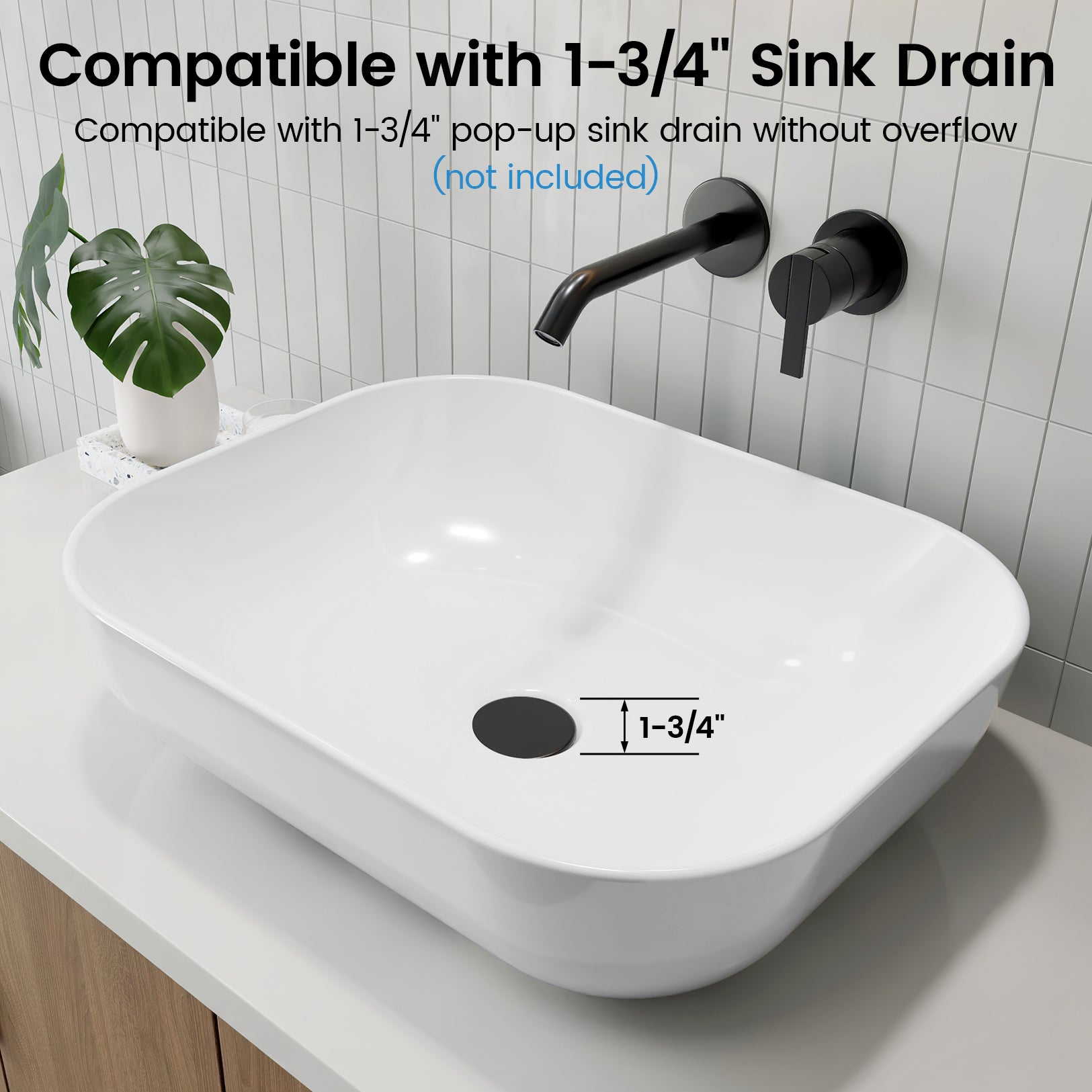 SOTOMO MJ-6128 Modern Rectangular Vessel Sink