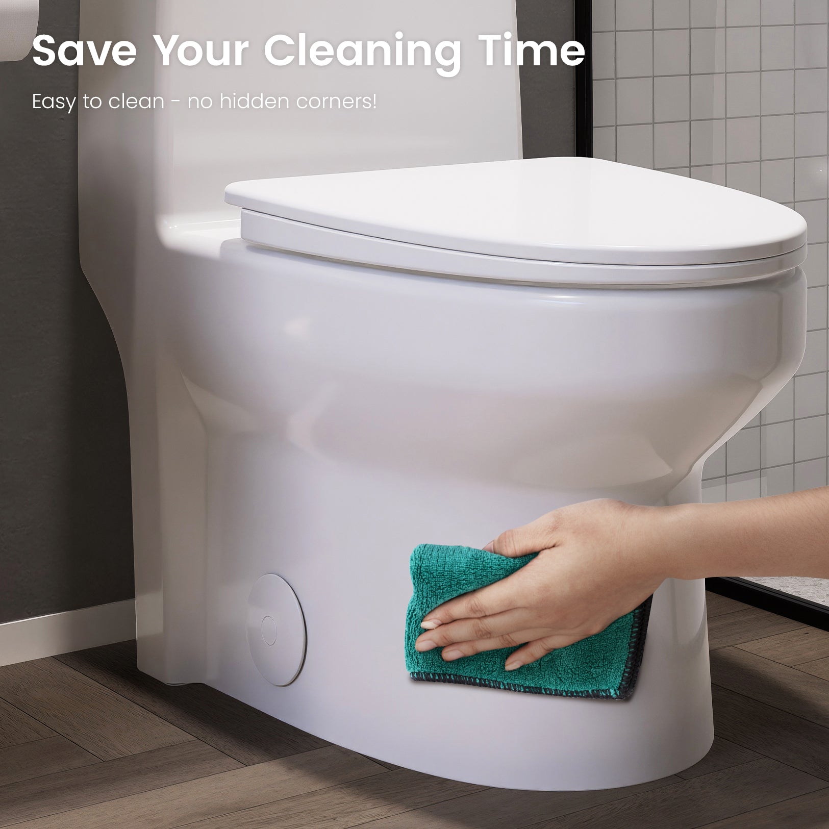 K-0318DF MAP 1000G 1.1/1.6 GPF Dual Flush Elongated One Piece Toilet