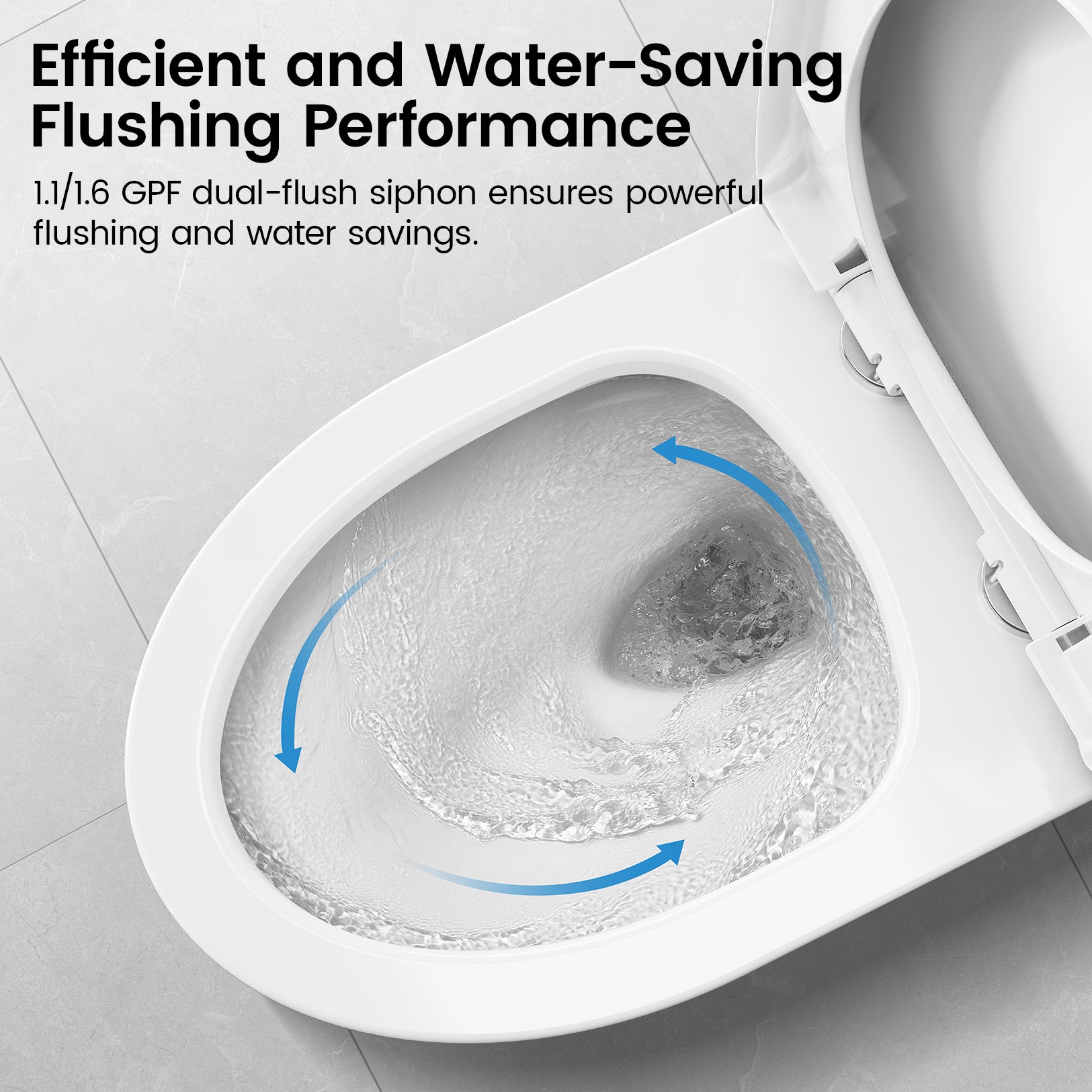 aMJ-T138 Compact ADA Compliant Elongated One Piece Toilet