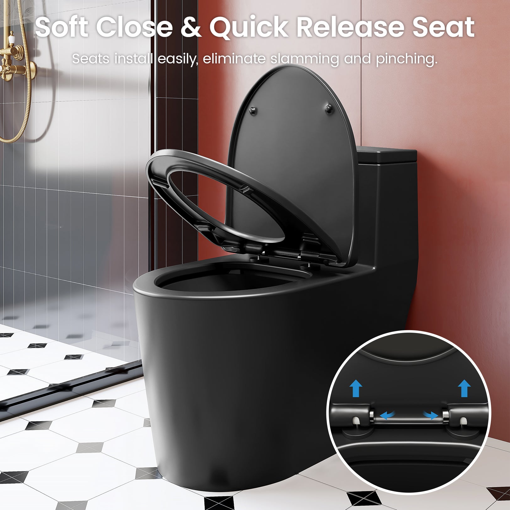 SOTOMO MJ-80 One-Piece Elongated Toilets